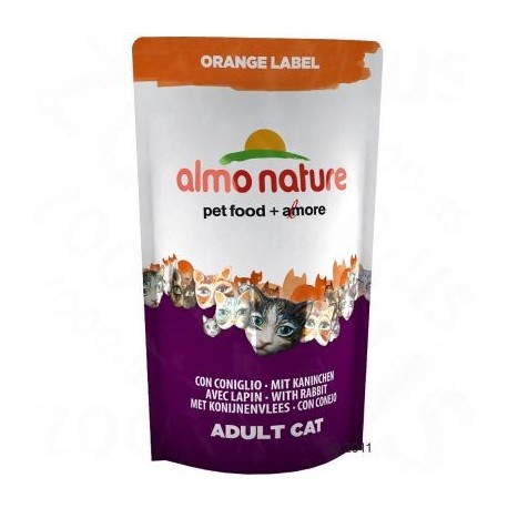 Almo Nature Adult Konijn Kattenvoer - 3 x 750 g