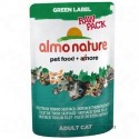 Almo Nature Green Label Raw in Pouches Kattenvoer 6 x 55 g - Kippenborst en eendenfilet