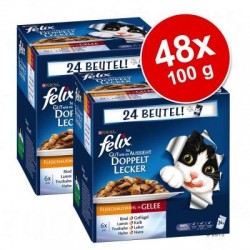 Felix Elke Dag Feest in Gelei Voordeelpak 48 x 100g