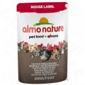 Almo Nature Rouge Label Filets in Pouches 6 x 55 g - Kipfilet & surimi