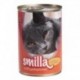 Smilla Gevogelte- en Vispannetje kattenvoer 6 x 400 g - tonijn met sardientjes