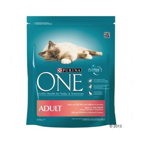 Purina ONE Adult Zalm & Volkorenrijst Kattenvoer