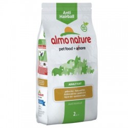 Almo Nature Anti Hairball Kip & Rijst Kattenvoer