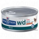 Hills Prescription Diet Feline w/d Kattenvoer - 6 x 156 g