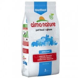 Almo Nature sterilised rund & rijst kattenvoer - 2 kg