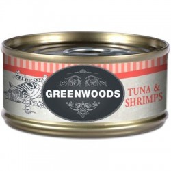 Greenwoods Adult Tonijn & Garnalen Kattenvoer 6 x 70 g