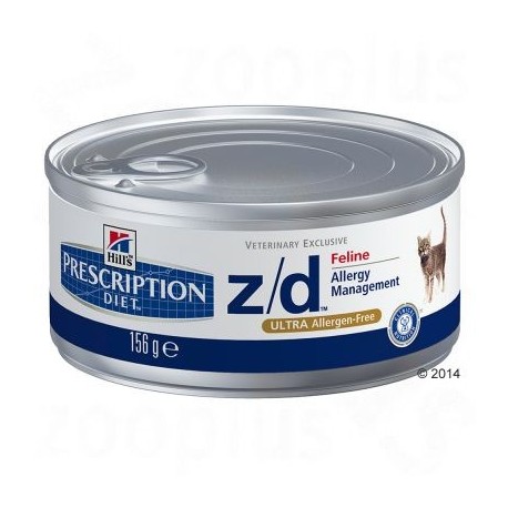 Hills Prescription Diet Feline z/d Ultra Allergeen-Vrij - 6 x 156 g